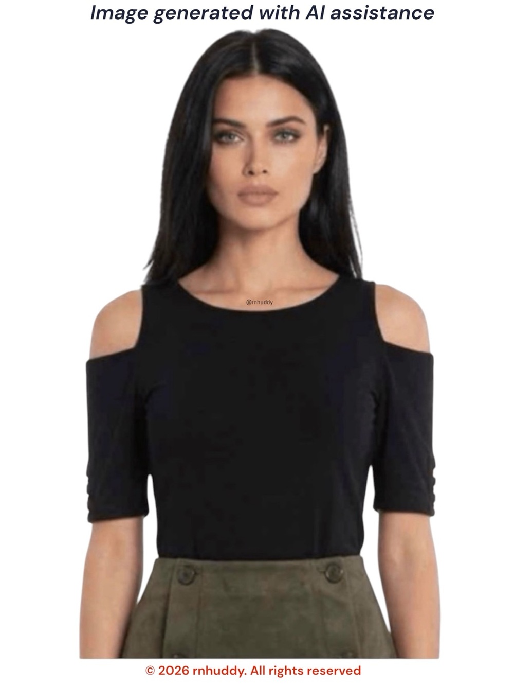 NWT White House Black Market S black jersey knit cold shoulder top